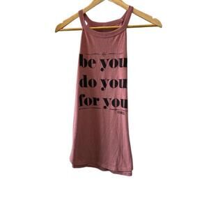Graphic Print Loose Fit High Neck Sleeveless Tank Top Workout Athletic Shirt M